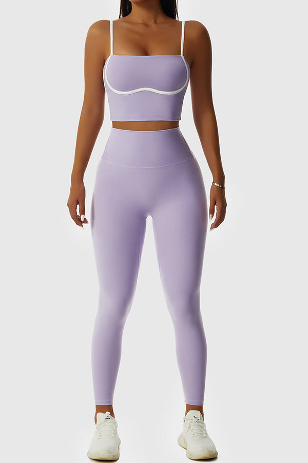 HIGH WAISTED SCULPT LEGGINGS IN PARMA VIOLET