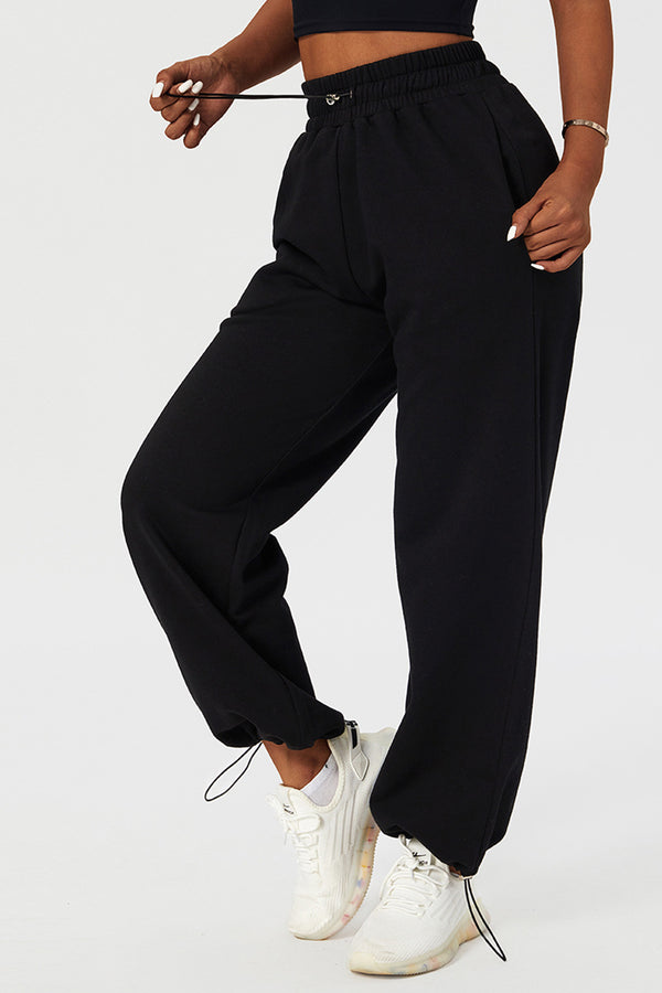 RELAXED FIT JOGGERS IN JET