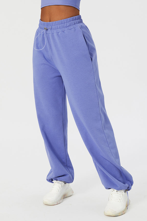 RELAXED FIT JOGGERS IN LILAC
