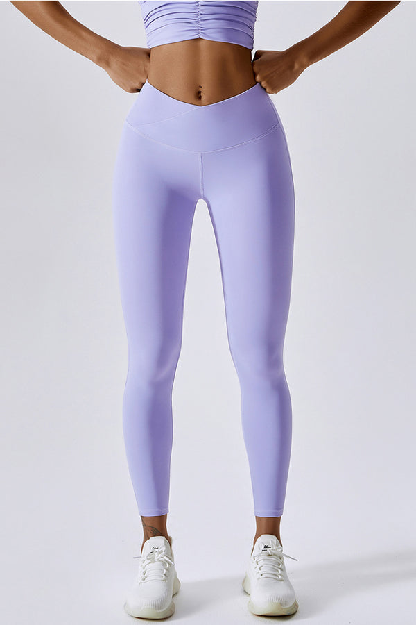 HIGH WAISTED ELEVATE LEGGINGS IN LILAC